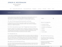 rechtsanwalt-westermann.de Webseite Vorschau