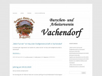 burschenverein-vachendorf.de Webseite Vorschau