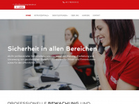 bewachung-baecker.at Webseite Vorschau