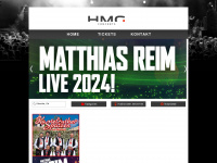 hmg-concerts.de Webseite Vorschau
