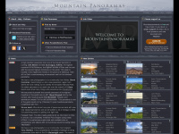 mountainpanoramas.com Webseite Vorschau