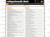 whisperinandhollerin.com Webseite Vorschau