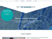 performa.ch Webseite Vorschau
