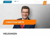 christian-hirte.de Webseite Vorschau