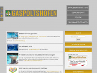 gaspoltshofen.ooe.gv.at Webseite Vorschau