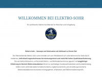 elektrosohr.de Webseite Vorschau