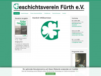 geschichtsverein-fuerth.de Webseite Vorschau