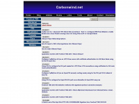 carbonwind.net Webseite Vorschau