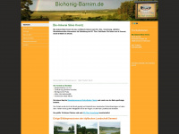biohonig-barnim.de Webseite Vorschau