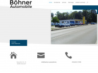 boehner-automobile.de Webseite Vorschau