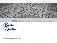 bau-klaus.com Webseite Vorschau