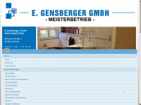 fliesen-gensberger.com Webseite Vorschau