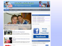 hundundsau.com Webseite Vorschau