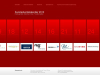 kunstadventskalender.de Webseite Vorschau