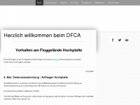 dfca.eu Webseite Vorschau