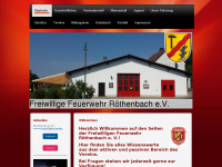ffw-roethenbach.de Webseite Vorschau