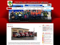 feuerwehr-milkau.de Webseite Vorschau