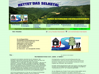 rettet-das-selketal.de Webseite Vorschau