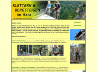klettern-im-harz.de Webseite Vorschau