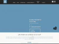 klangtherapie-festival.de Webseite Vorschau