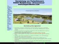 bayernferien.com Webseite Vorschau