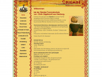djembe-trommelschule.de Webseite Vorschau