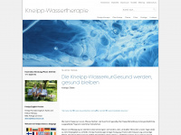 kneipp-wassertherapie.de Webseite Vorschau