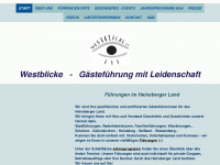 westblicke.de Webseite Vorschau