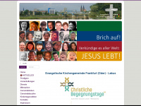 evangelische-kirche-ffo.de Webseite Vorschau
