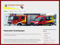 feuerwehr-evenhausen.de Webseite Vorschau