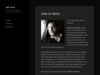 der-chriz.de Webseite Vorschau