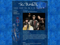 trio-bluesette.de Webseite Vorschau