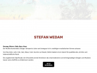 stefanwedam.com Webseite Vorschau