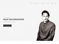 maxmayerhofer.com Webseite Vorschau