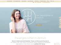 womanandhealth.at Webseite Vorschau