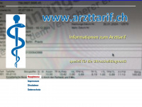arzttarif.ch Webseite Vorschau