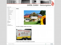 gruebl-heizungsbau.de Webseite Vorschau