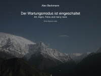 alex-beckmann.de Webseite Vorschau