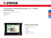 stange-elektronik.com Webseite Vorschau