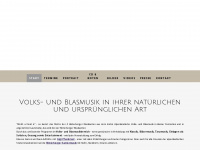 hinterberger-musikanten.de Webseite Vorschau