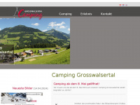 camping-grosswalsertal.at Webseite Vorschau