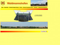 waldmannshofen.de Webseite Vorschau