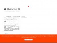 quorum-nord.de Webseite Vorschau