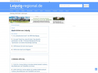 leipzig-regional.de Webseite Vorschau