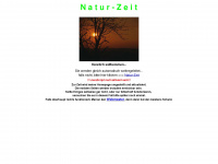 natur-zeit.de Webseite Vorschau