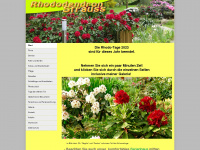 rhododendronstrauss.de Webseite Vorschau