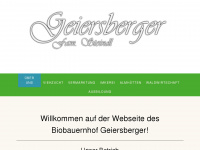 geiersberger.at Webseite Vorschau
