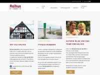 aalhus.de Webseite Vorschau