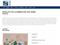 bbmghasle.ch Webseite Vorschau
