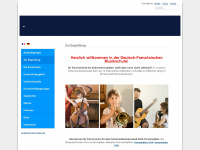 ecole-de-musique.de Webseite Vorschau
